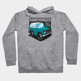 Turquoise Ramcharger - 1974 Hoodie